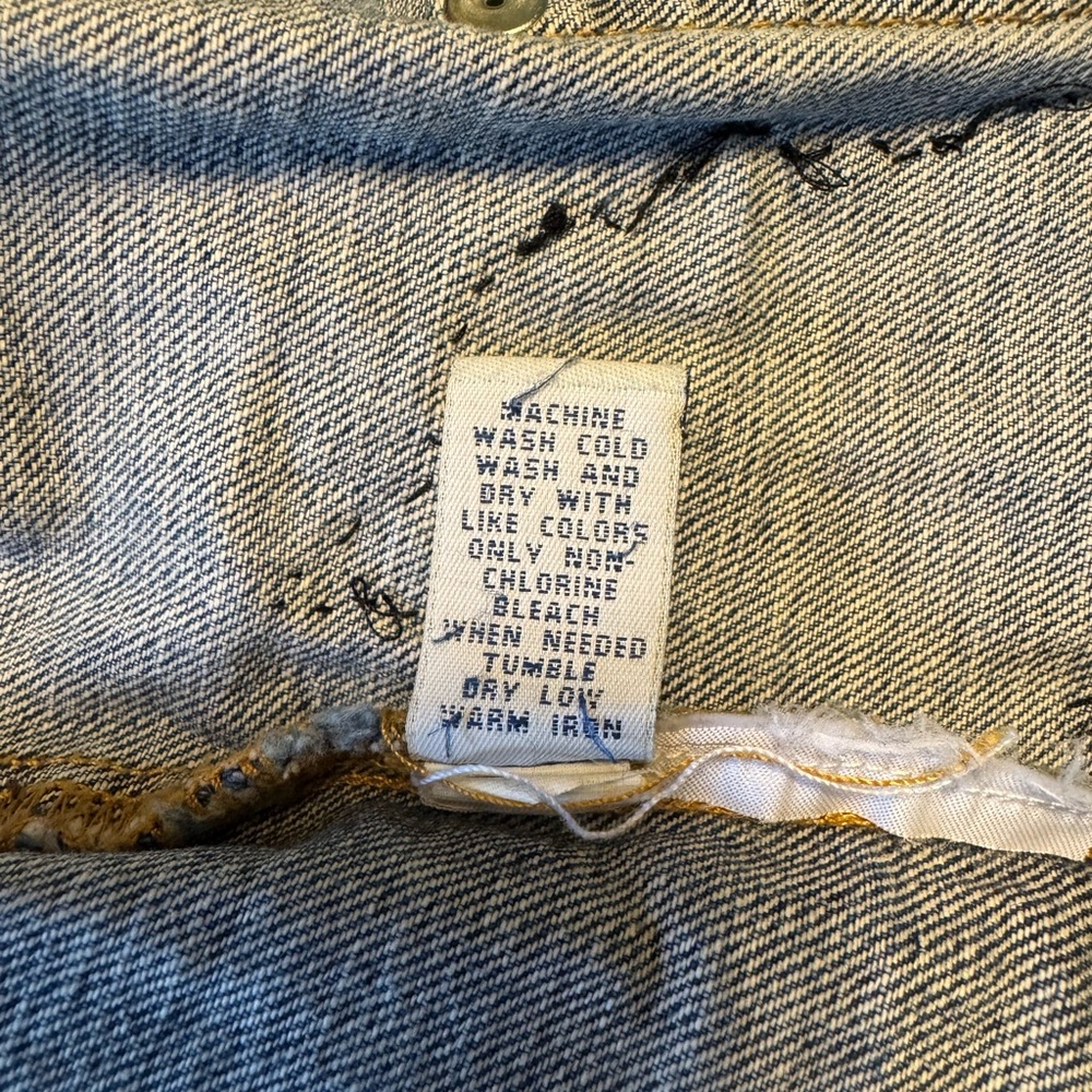 Vintage denim battle vest with Motörhead back patch - Picture 6 of 15